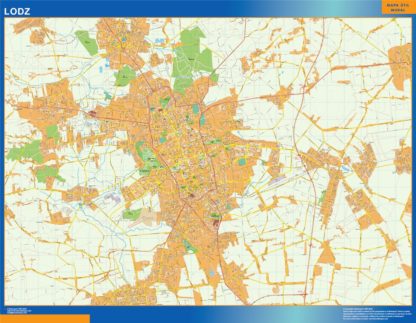 mapa lodz