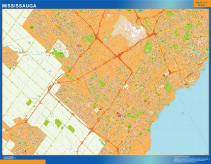 mapa mississauga