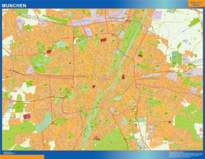 mapa munchen