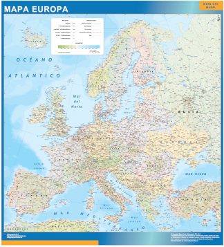 mapa pizarra europa politico