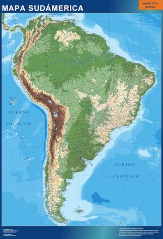 mapa pizarra sudamerica