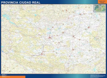 mapa provincia ciudad real