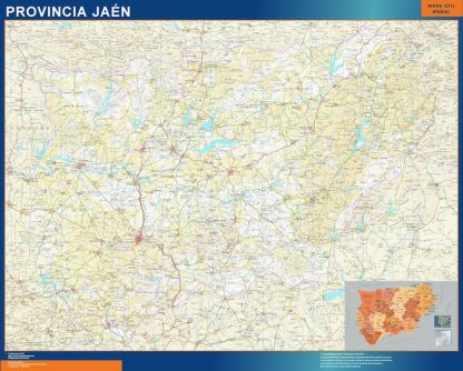 mapa provincia jaen