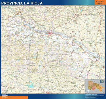 mapa provincia la rioja