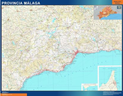 mapa provincia malaga