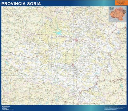 mapa provincia soria