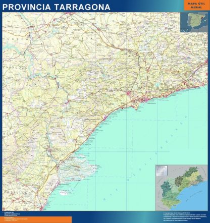 mapa provincia tarragona