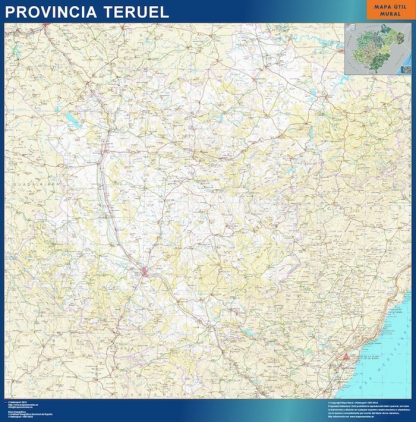 mapa provincia teruel