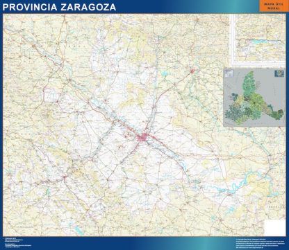 mapa provincia zaragoza