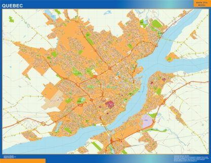 mapa quebec