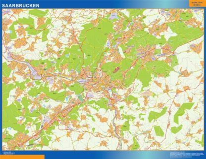 mapa saarbrucken