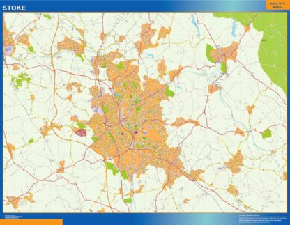 mapa stoke