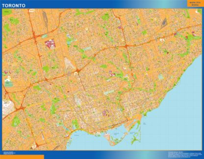 mapa toronto