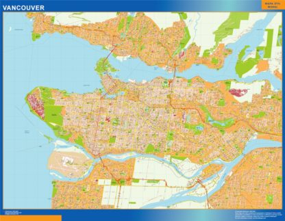 mapa vancouver