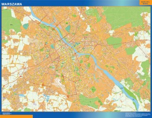 mapa varsovia