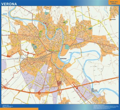 mapa verona