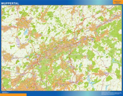 mapa wuppertal