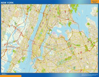 nueva york mapa para imanes