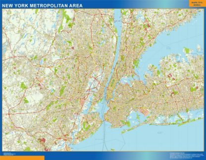 nueva york metropolitano mapa para imanes