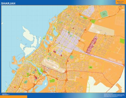 sharjah mapa