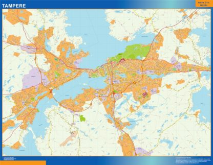 tampere mapa