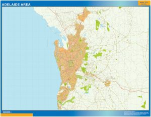 Adelaide Area Mapa