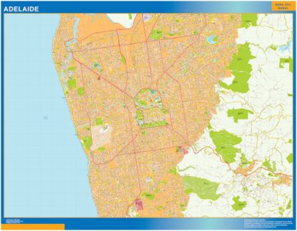 Adelaide Mapa