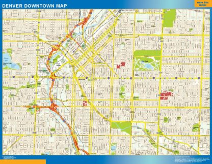 Denver Mapa Imantado Magnetico