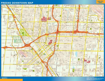 Fresno Mapa Imantado Magnetico