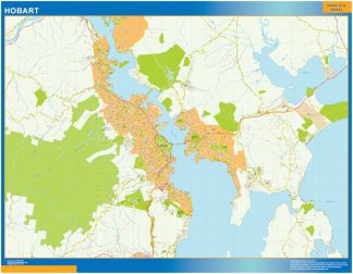 Hobart Mapa