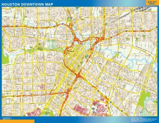 Houston Mapa Imantado Magnetico