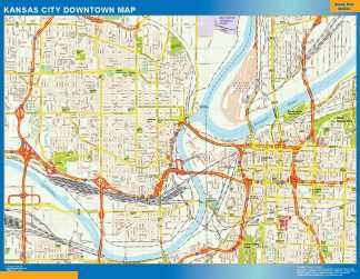 Kansas City Mapa Imantado Magnetico