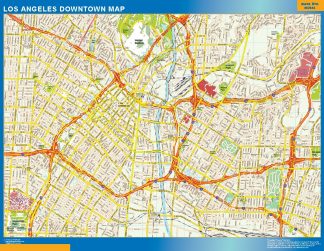 Los Angeles Mapa Imantado Magnetico