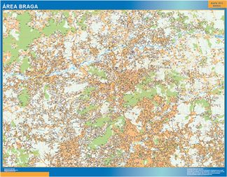 Mapa Braga Area