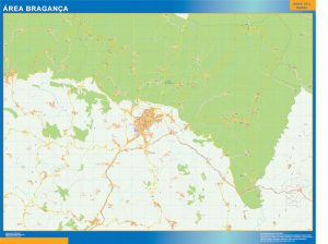 Mapa Braganca Area