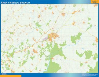 Mapa Castelo Branco Area