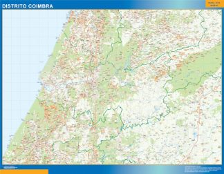 Mapa Distrito Coimbra