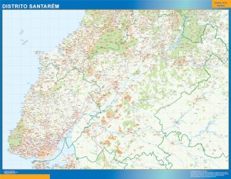 Mapa Distrito Santarem