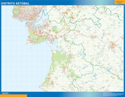 Mapa Distrito Setubal