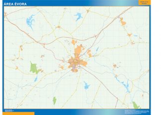 Mapa Evora Area