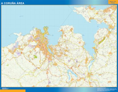 Mapa Imantado A Coruna Area