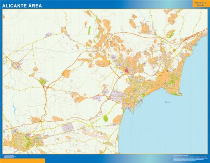 Mapa Imantado Alicante Area