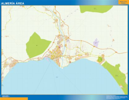 Mapa Imantado Almeria Area