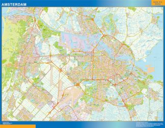 Mapa Imantado Amsterdam