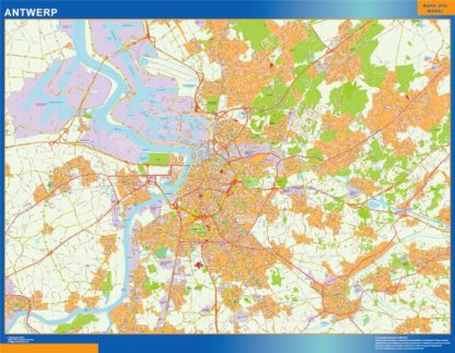 Mapa Imantado Antwerp