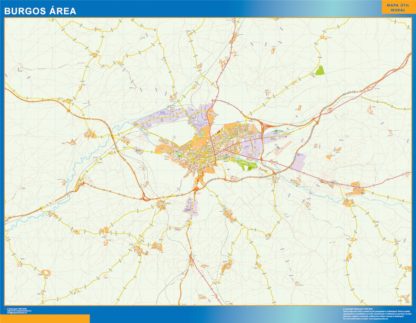 Mapa Imantado Burgos Area