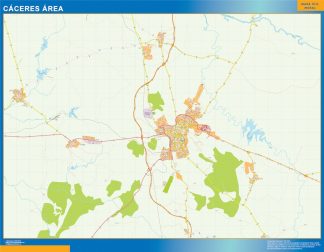 Mapa Imantado Caceres Area