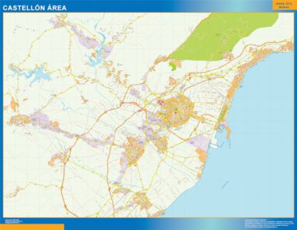 Mapa Imantado Castellon Area