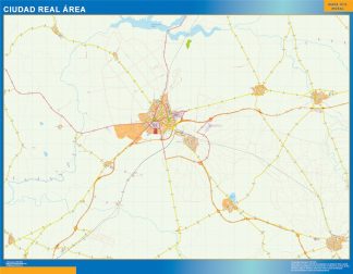 Mapa Imantado Ciudad Real Area