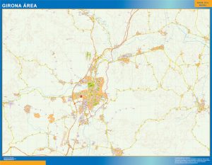 Mapa Imantado Girona Area